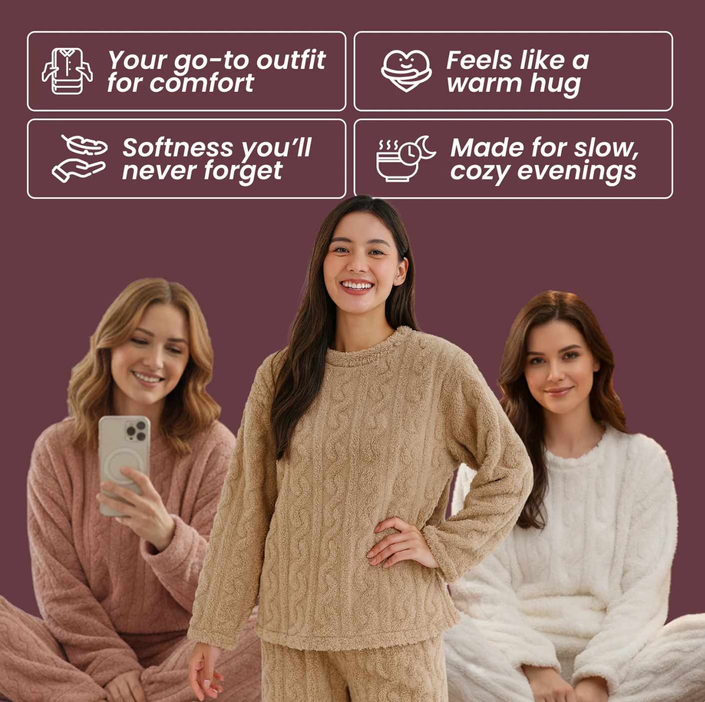Snugsy™ Ultra-Soft Winter Fleece Pajama Set